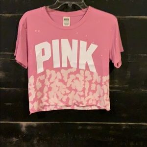 Pink crop top